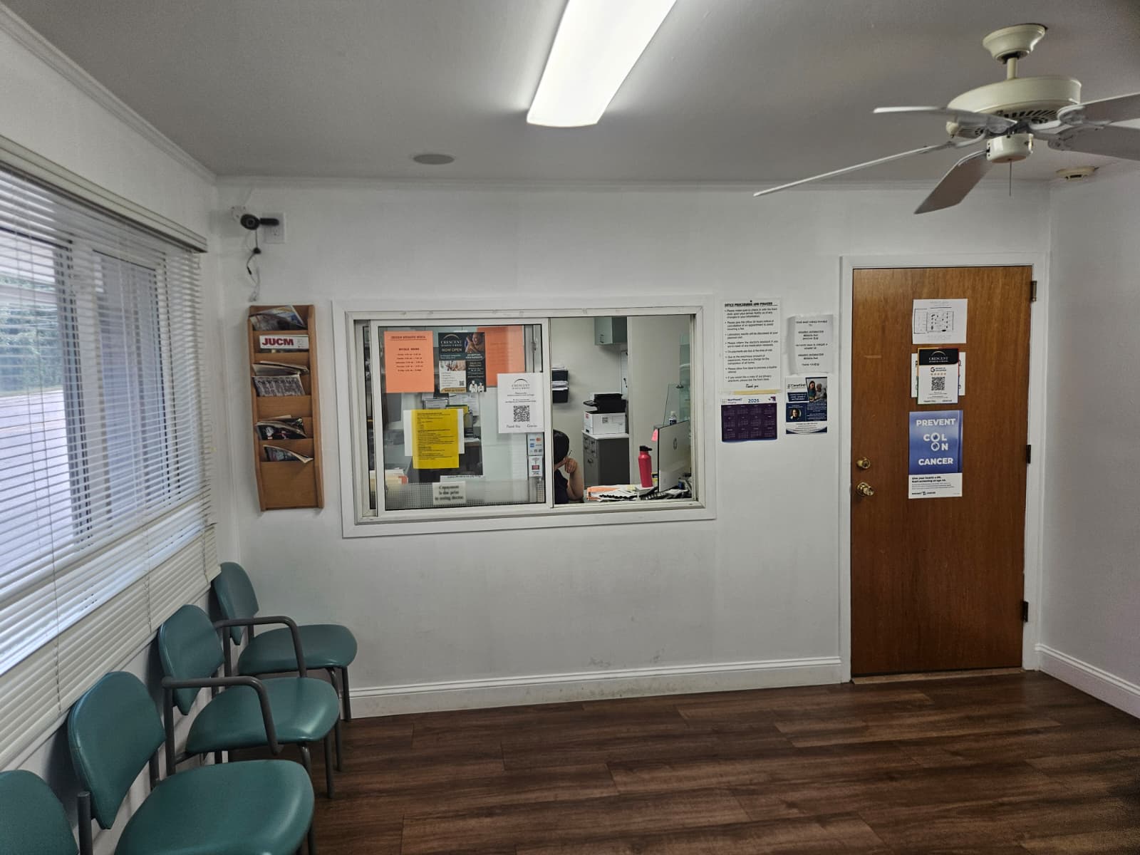 Clinic hallway